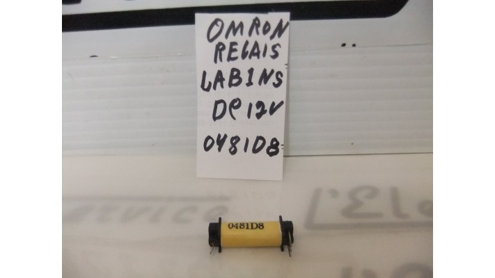 OmronLAB1NS relay 0481D8 12VDC